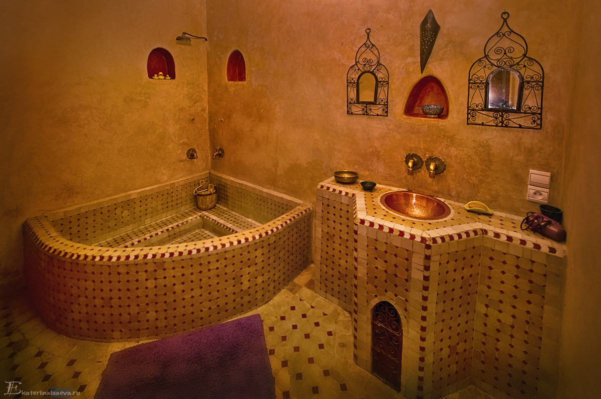 Ванна в Мароканском стиле